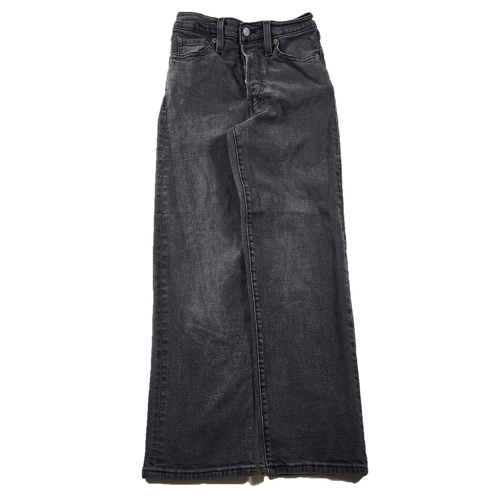 Levis Jeans Womens 24 Ribcage Straight Ankle High Rise Baggy Y2K